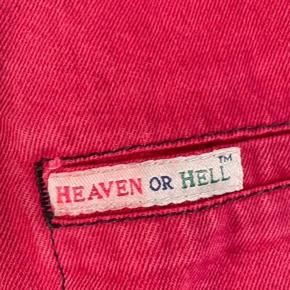 Heaven or Hell Interactive Men’s Jeans Pants Red Denim Size 32X32 (READ)‎ - Picture 5 of 9